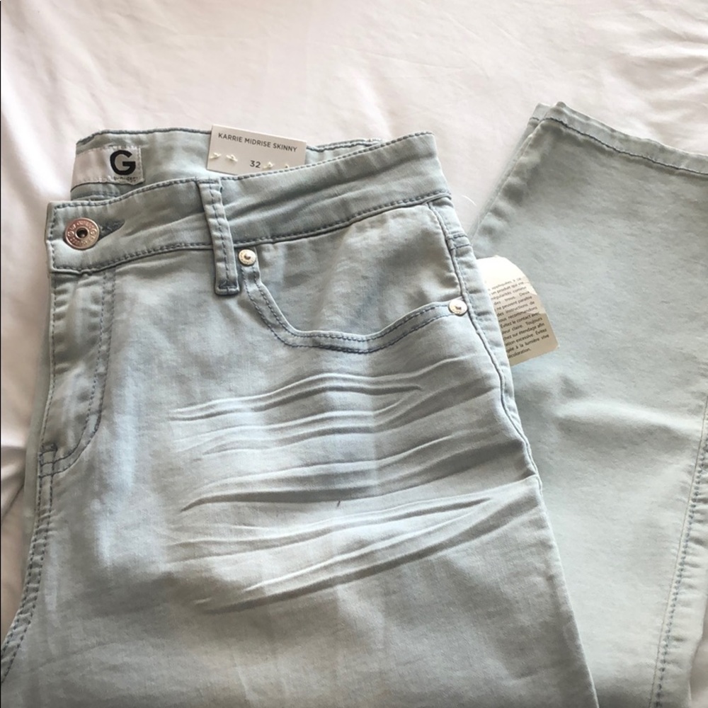 Light wash jeans